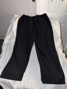 Venroy Black Relaxed/Wide Men's  Casual Trousers